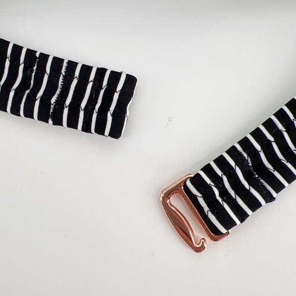 striped bikini top 34 B Shade & Shore - Picture 3 of 4